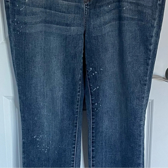 Judy Blue High Rise Bleach Splash Boyfriend Jeans/Blue - 29738 - Picture 6 of 16